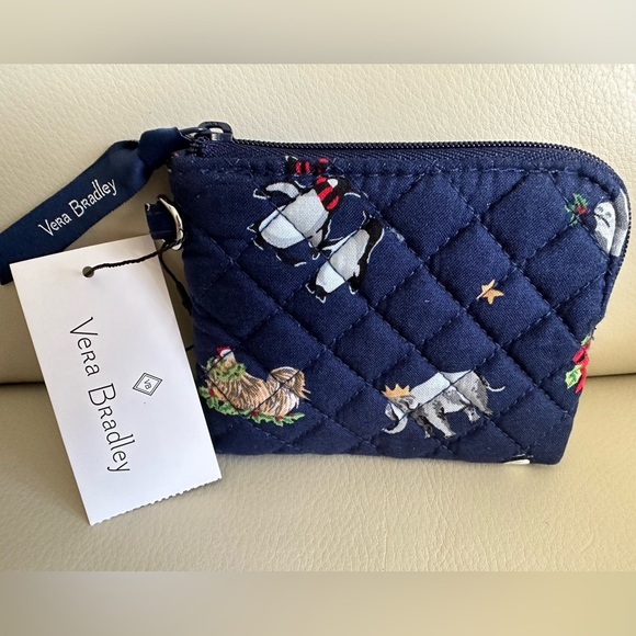 🐧❄️ NWT Vera Bradley Coin Purse in Snow Globe Motifs ❄️🐧 - Picture 7 of 8